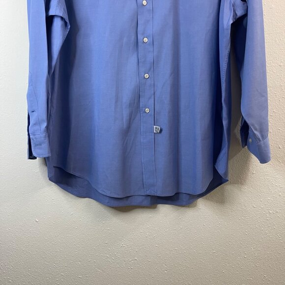 Ralph Lauren Oxford Shirt Mens Blue Long Sleeve 100% Cotton Button Down - Picture 5 of 15